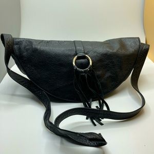 Small shoulder BCBG leather crossbody purse